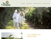 Tablet Screenshot of lacampinia.com.ar